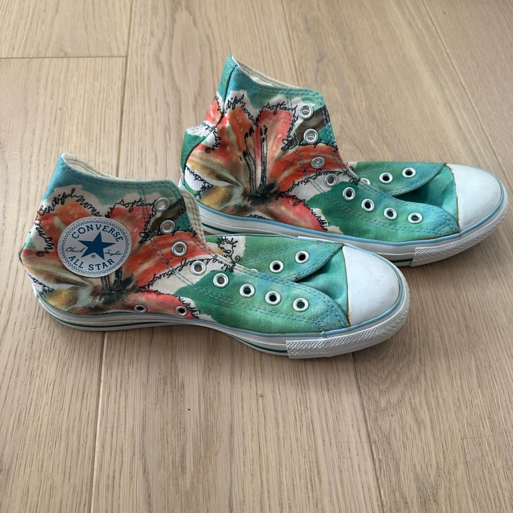 Converse Women's Tie-Dye High-Top Sneakers - Picture 2 of 5